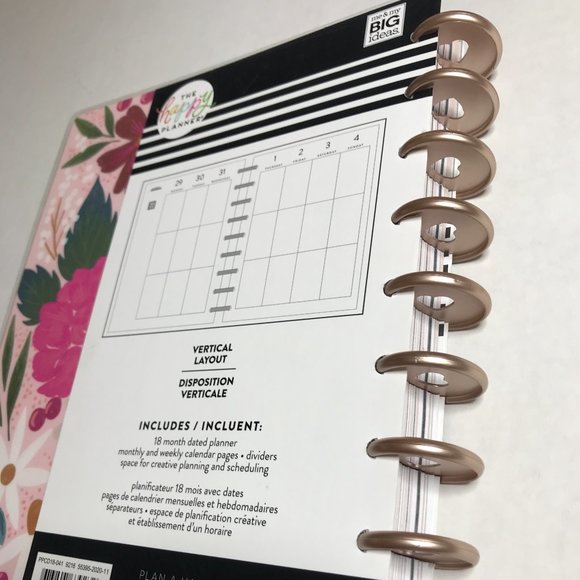 The Happy Planner Classic 18 Month Vertical Layout You Are Beautiful - Picture 10 of 10